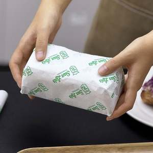 Papel para Envasado de Alimentos Desechable, Papel para Hamburguesas, Papel Resistente al Aceite, Papel para Plegar Pan, Papel Laminado, Papel para Envolver Sándwiches - Product Image 2