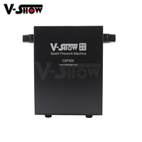 Mesin Kembang Api Dingin VSHOW CSF650 650W Mini DMX Elektrik untuk Pernikahan, Mesin Air Mancur Dingin