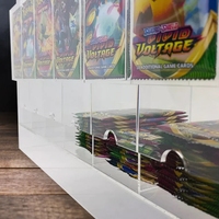 Acrylic personnalisé 6 emplacements Pokemon cartes à collectionner Booster Pack distributeur Pokemon ETB TCG MTG Card Booster Packs
