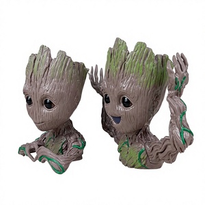 4 styles <span class=keywords><strong>de</strong></span> pots <span class=keywords><strong>de</strong></span> fleurs Tree Man Pen Flower Pot the Galaxy Flowerpot Baby <span class=keywords><strong>Groot</strong></span> - Product Image 3