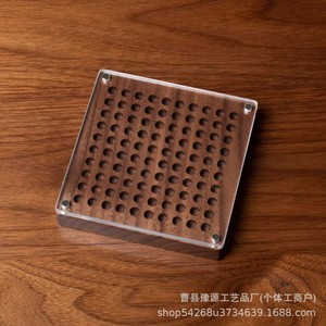 Caja de Almacenamiento de Oro de Nogal Negro, 1.3L de Capacidad, Organizador de Joyas Grabado para Barras y Lingotes de Oro - Product Image 4