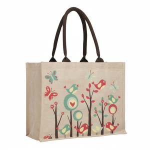 Fabricant direct Inde Vente chaude Sacs promotionnels en jute faits à la main Meilleur prix Utilisation multiple Sac biologique Hansh Crafts JUCO - Product Image 1