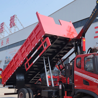 Camion chargeur de grumes avec grue articulée 6T, moteur/pompe/engrenage/moteur électrique, hauteur de levage 13m pour la manutention du bois et des grumes