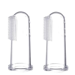 Silicone Toothbrush <b>Finger</b> <b>Stall</b> Dog Cat Baby Toothbrush <b>Finger</b> <b>Stall</b> Pet <b>Finger</b> Toothbrush Cleaning Pet Supplies - Product Image 3