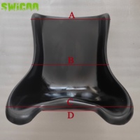 Siège baquet noir haute performance pour kart de course, buggy, VTT, quad, drift trike, fun cart