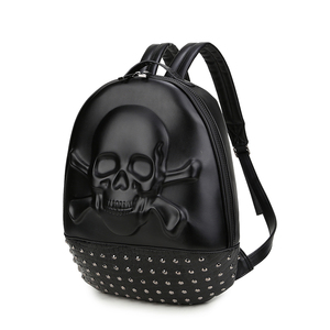 Zaino per Laptop da studente in pelle sintetica con scheletro in pelle sintetica per uomo - Product Image 2