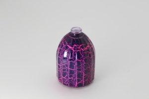 Flacon de parfum 50 ml, étiquette personnalisée rapide, flacon en verre violet craquelé rond et polygonal, flacon de parfum 50 ml pour hommes et femmes - Product Image 4