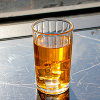 Tasse en verre à boire transparente verre à boisson moderne vin tasses à café usage familial lait thé jus tasse en verre