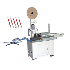 Moteur pas à pas entièrement automatique fil une extrémité étamage coupe et dénudage sertissage machine meilleur prix - Product Image 5