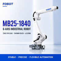 Robot industriel FOBOT à 6 axes MB25-1840, charge utile de 25 kg, portée de 1840 mm, précision de 0,02 mm, haute stabilité, soudage et assemblage