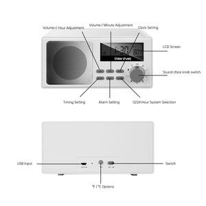 Reproductor de Música de Sonido Blanco Inteligente con Alimentación <span class=keywords><strong>USB</strong></span>, Máquina de Terapia de Sonido para Bebés, para Uso en el Hogar y Cine en Casa - Product Image 6