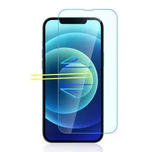 LFD665 Anti-Blaulicht-Displays chutz folie aus gehärtetem Glas für iPhone 13 Mini Include Installieren Sie die Displays chutz folie für Werkzeuge