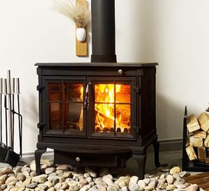 <span class=keywords><strong>Chimenea</strong></span> de hierro fundido de estilo palaciego europeo, Decoración Retro del hogar con opciones de calefacción, estilo moderno independiente empotrado - Product Image 2