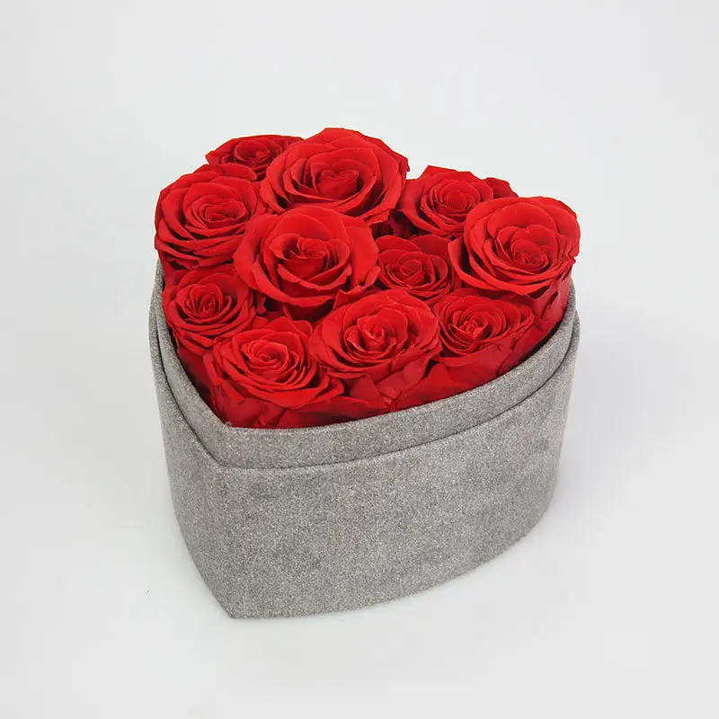 Venda por atacado de flores decorativas para o Dia dos Namorados, pétalas de flores rosas, sabonete para presente para a mãe