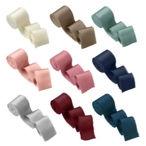 Cinta <span class=keywords><strong>de</strong></span> Tela <span class=keywords><strong>de</strong></span> Raso con Textura <span class=keywords><strong>de</strong></span> Rasgado a Mano, Decoración <span class=keywords><strong>de</strong></span> Flores para Manualidades, Embalaje <span class=keywords><strong>de</strong></span> Regalos, Corona Navideña - Product Image 1