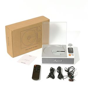 เครื่องเล่นซีดีแบบพกพาสไตล์เรโทร พร้อมบลูทูธ หน้าจอดิจิตอล ช่องต่อ USB ลำโพงเสียงคุณภาพสูง สำหรับฟังเพลงที่บ้านหรือบนโต๊ะทำงาน - Product Image 2