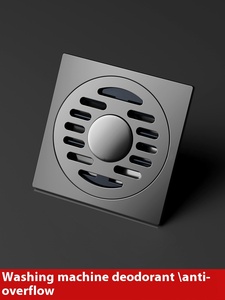 Drenaje de Piso Rectangular Moderno de Acero Inoxidable 304 de Gran Desplazamiento, Tubos de 75, Filtro Antiolor para Alcantarillado de <span class=keywords><strong>110</strong></span>, Baño, Inodoro, Cocina - Product Image 5