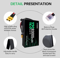 Batterie Lipo rechargeable Offres Spéciales 6S 12S 14S 72000mAh 8300mAh batterie de drone avec une remise énorme