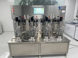 Produits de résolution de problèmes 2025 Fermenteur en verre Plug Flow Reactor Fermentation Bio Reactor 10L - Product Image 4