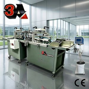 3A-3 Electric Intelligent Digital Fully-Automated <b>Paper</b> Bag Sleeve <b>Folding</b> Sealing <b>Machine</b> with Cold Glue Spray System - Product Image 2