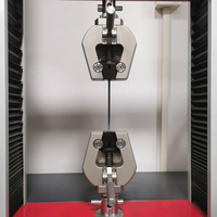 Pinces de traction à coin ZW-1 5KN pour machine d'essai universelle, pour échantillons d'haltères et dispositif d'essai de résistance à la traction des tôles métalliques