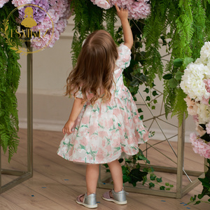 FSMKTZ Abiti Formali per Bambini <span class=keywords><strong>in</strong></span> Offerta Vestiti da Festa con Stampa Floreale per Bambine Abiti Estivi Carini per Bambini - Product Image 2