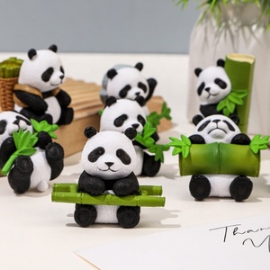 El Fabricante Vende Lindas Figuras de Panda, Miniaturas de Jardín de Hadas, Juguetes Infantiles al por Mayor, Figuras en Miniatura - Product Image 4