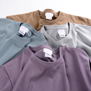 Sandian Bán Buôn Tùy Chỉnh Thương Hiệu Của Bạn Logo 100% Cotton Trống Người Đàn Ông T Áo Sơ Mi Đồng Bằng Người Đàn Ông Giản Dị Của T-Shirts - Product Image 6