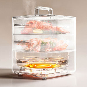 Cuiseur vapeur électrique multifonction XIAO-MI MIJIA S1 13L, multicuiseur à pression, chauffe-aliments, 1500W, acier inoxydable 304 - Product Image 6