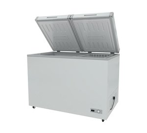 中国冰柜供应商500L顶部折叠门商用冰箱食品深箱冰柜 - Product Image 6