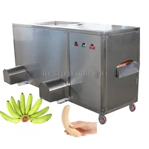 Stable Performance Banana Peeler Equipment / New Green Banana Peeling Machine