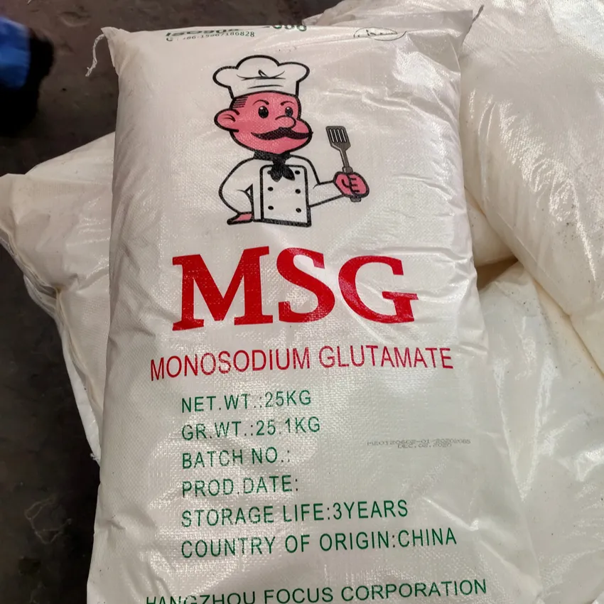 खाद्य Flavorings ग्रेड चीनी शुद्ध MSG 99% मोनोसोडियम ग्लूटामेट