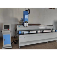 Machine de perçage et de fraisage CNC à double tête pour profilés aluminium / Routeur de copie CNC pour la fabrication de fenêtres et de portes en aluminium