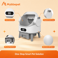 Bac à litière automatique intelligent pour chat 68L Modèle 026 |   Contrôle des odeurs écologique par application |   Litière carrée pour chats en ABS facile à nettoyer