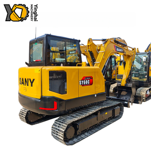 High Performance Sany SY60C 55U 55C 60E 6Ton <b>Excavator</b> Euro 5 Construction Equipment With Factory Direct In Stock For Sale - Product Image 1