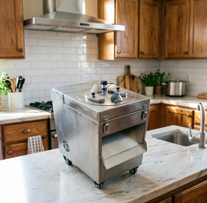 Coupe-<span class=keywords><strong>Banane</strong></span> en Acier Inoxydable avec Lame, Outil de Découpe de Fruits à Pression Unique pour des Tranches Uniformes, avec Support - Product Image 6