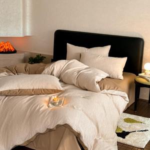 Ensemble de housse de <span class=keywords><strong>couette</strong></span> en coton de qualité supérieure, trois couches, jacquard, quatre pièces, vente en gros - Product Image 1