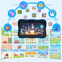 Tablette Tactile Enfant 7 Pouces avec 2 Go de RAM 32 Go de ROM Android 12 Quad-Core Nouvelle, Éducative et Ludique, Écran Capacitif pour Enfants