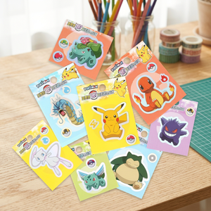 Pegatinas holográficas autoadhesivas de Pokémon Pang Aurora, impresión digital, 60 hojas, papelería coreana para niños, decoración brillante - Product Image 2