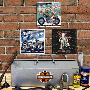 Affiche métallique Vintage en étain, vente en gros, panneau de garage, bar, réparation de voiture, garage, tanière, décor mural, rétro, personnalisé - Product Image 2
