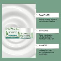 SOUTH MOON Vente en gros Crème apaisante et rafraîchissante Chillflex 100g pour soulager les douleurs articulaires et musculaires, crème corporelle douce et apaisante