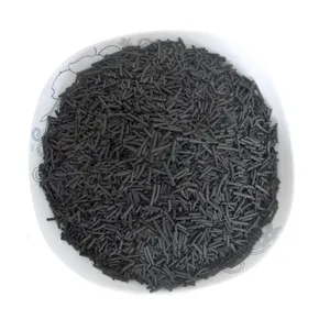CTC 70-150 Wooden Columnar Activated Carbon Pellet Activated Charcoal Manufactory For Industrial Gas Adsorption