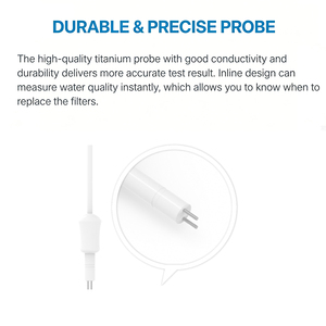 Monitor de Prueba TDS Inteligente AutoAqua, Puede Medir la Calidad del Agua del Grifo o del Agua RO/DI al Instante <span class=keywords><strong>y</strong></span> Mantener Su Acuario Saludable - Product Image 2
