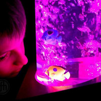 Équipement de jeu doux Tube à bulles d'eau Changement de couleur Canapé pour enfants Kit de lumière à fibres optiques sensorielles Jouets pour enfants autistes