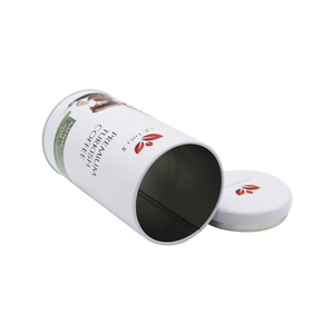 Tùy Chỉnh Cấp Thực Phẩm Vòng Lon Thiếc Rỗng Kim Loại Canister Với Kín Nắp Cho Cà Phê Hoặc Cookie Bao Bì Hình Dạng Xi Lanh - Product Image 5