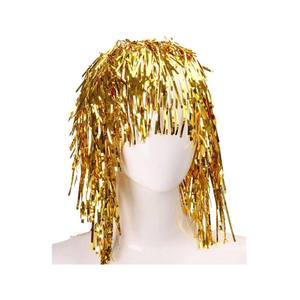 Perruques courtes unisexes <span class=keywords><strong>pas</strong></span> chères en paillettes argentées pour le <span class=keywords><strong>carnaval</strong></span> de Mardi Gras - Product Image 3