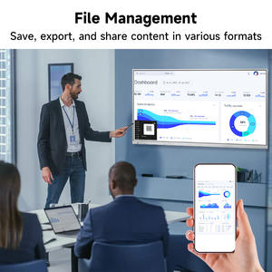 Tableau blanc électronique numérique Smart Board et tableau intelligent pour salle <span class=keywords><strong>de</strong></span> classe, miroir d'écran pour écran tactile en direct - Product Image 4