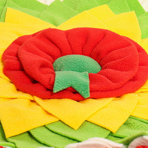 Kinyu KYSP-0034 Foraging Sniffing Snuf fling Feed Spiel matte für Hunde Gedrucktes Muster Faser material - Product Image 4