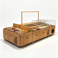 Refrigerador con Pantalla Digital de Control de Temperatura, de Doble o Simple Temperatura, con Combinación de Personalización y Soporte para 4 Puertas de Mármol