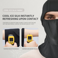 Gorro protector solar de hielo de seda personalizado pasamontañas máscara de montar deportes al aire libre pasamontañas cómodo